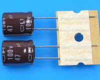 47uF/100V - 105°C Nippon KY kondenzátor elektrolytický, low ESR, long life