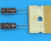 68uF/25V - 105°C Nippon KYA kondenzátor elektrolytický, low ESR, long life