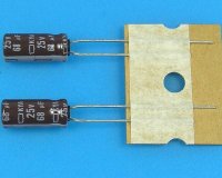 68uF/25V - 105°C Nippon KYA kondenzátor elektrolytický, low ESR, long life