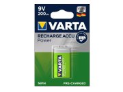 9V baterie nabíjecí Varta 6F22 ( 8.4V) / 200mAh s nízkým samovybíjením