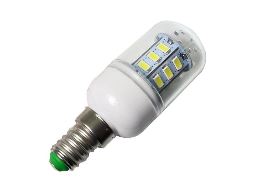 žárovka LED E14 12V-85V 10W studená bílá / LED žárovka 24V / LED žárovka E14 / 24V pro nouzové osvětlení - Kliknutím na obrázek zavřete