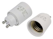 Adapter E27 agt GU10 - redukce pro halogenky s paticí E27 na GU10