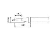 Pájecí hrot C1-3 pr. 0.3mm (ZD-30C, ZD-99, ZD99, ZD-8906, ZD-8906L)