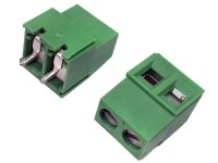 Svorkovnice řadová do PCB přímá, 2 kontakty, 24A/250V, plast, do průř. 2,5mm2, RM 5,08