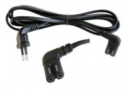 Kabel síťový 1.5m úhlový - pro LCD a LED TV a běžné malé přístroje napájené za sítě 230V 3903-000849