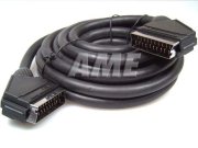 Kabel SCART / SCART kulatý 5m