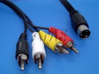 Kabel DIN / 4xCINCH 1.5m