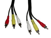 Kabel 3xCINCH / 3xCINCH 10m
