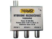 anta#233 nna#237 hybridna#237 rozbočovač TV s 3 va#253 stupy č.104 IEC