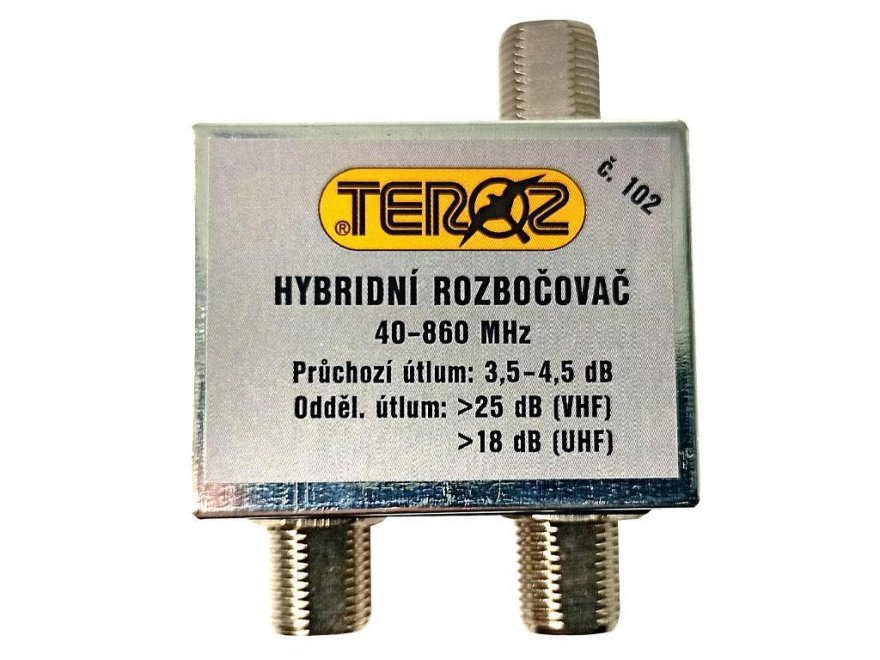 anta#233 nna#237 hybridna#237 rozbočovač TV s 2 va#253 stupy č.102 F - Kliknutím na obrázek zavřete