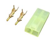 Napájecí konektor Tamiya mini, samec, 2 piny, rozteč 4,5mm