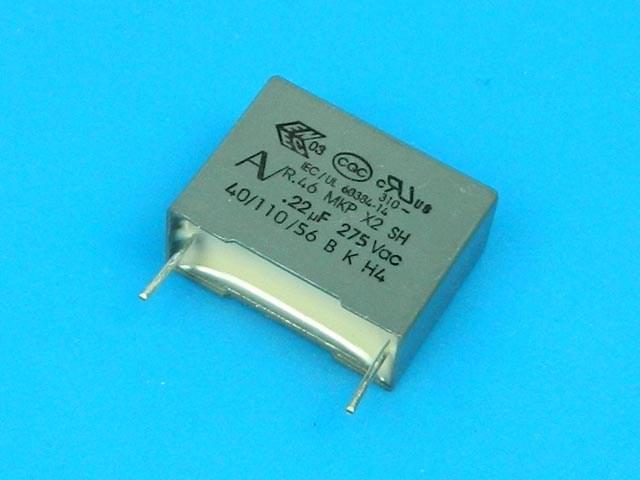 Kondenzátor polypropylenový X2 220k/275V 220nF - Kliknutím na obrázek zavřete