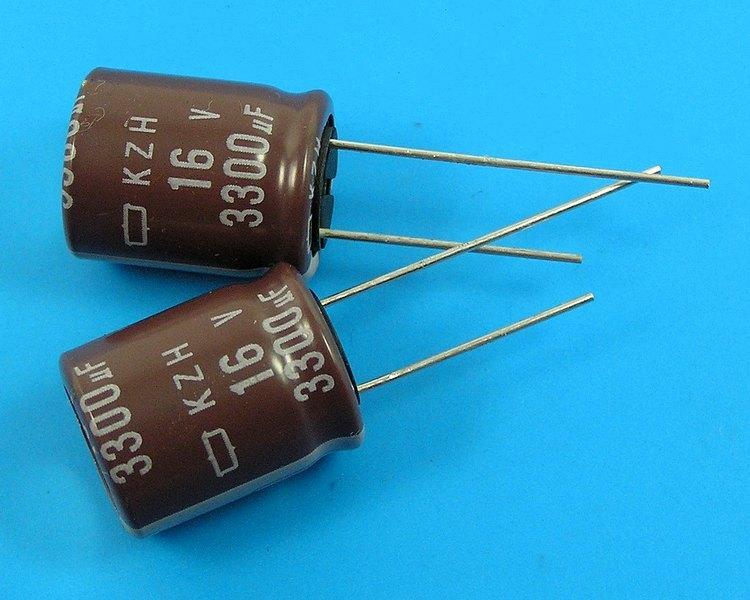 3300uF/16V - 105°C Nippon KZH kondenzátor elektrolytický, low ESR, long life, high ripple current - Kliknutím na obrázek zavřete