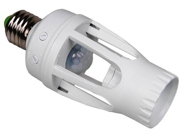 PIR senzor - objímka 360 stupňů Lamp Holder URZ3149 závit E27 - Kliknutím na obrázek zavřete